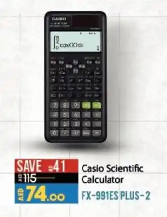 Lulu Hypermarket Casio Scientific Calculator FX-991ES Plus-2 offer