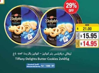Union Coop Tiffany delights butter cookies 2x405G offer