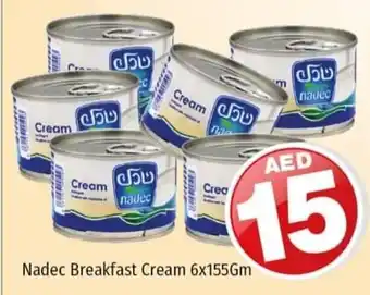 Kenz Hypermarket Nadec breakfast cream 6x155GM offer