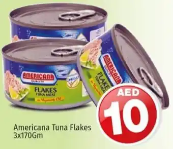Kenz Hypermarket Americana tuna flakes 3x170GM offer