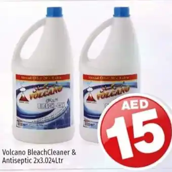 Kenz Hypermarket Volcano bleach cleaner & antiseptic 2x3.024LTR offer