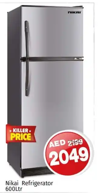 Kenz Hypermarket Nikai refrigerator 600LTR offer