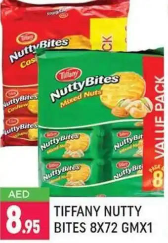 Shaklan Tiffany nutty bites biscuit 8x72GMx1 offer