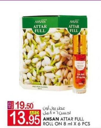 KM Trading Ahsan attar full roll on 8ML x 6PCS offer