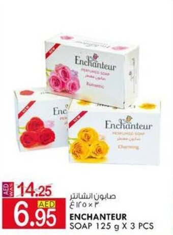 KM Trading Enchanteur soap 125G x 3PCS offer