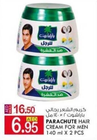 KM Trading Parachute Hair Cream for Men 140mlx2pcs offer