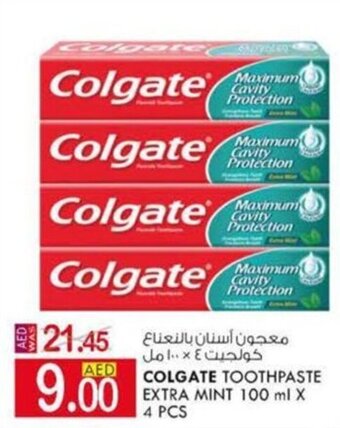 KM Trading Colgate Toothpaste Extra Mint 100mlx4pcs offer