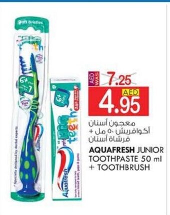 KM Trading Aquafresh junior toothpaste 50ML+toothbrush offer