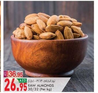 KM Trading Raw Almonds 30/32 Per kg offer