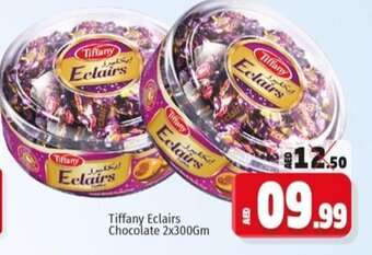 Kenz Hypermarket Tiffany eclairs chocolate 2x300GM offer