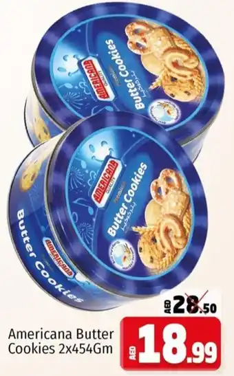 Kenz Hypermarket Americana butter cookies 2x454GM offer