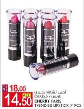 KM Trading Cherry Paris Trendies Lipstick 7 pcs offer