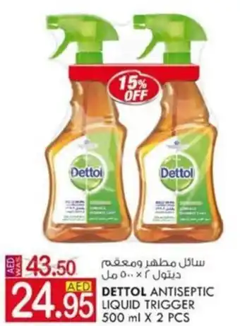 KM Trading Dettol Antiseptic Liquid Trigger 500ml x 2pcs offer