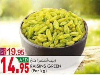 KM Trading Raisins Green (per kg) offer
