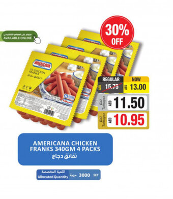Union Coop Americana Chicken Franks 340gm 4 Packs offer