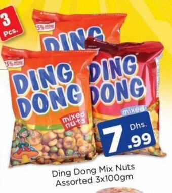 Nesto Ding Dong Mix Nuts Assorted 3x100gm offer
