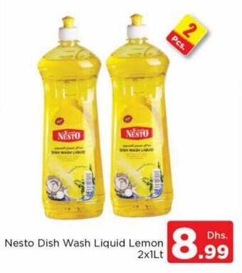 Nesto Nesto Dish Wash Liquid Lemon 2x1Lt offer