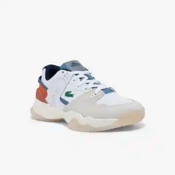 Lacoste Women's t-point leather and suede colour-pop sneakers offer