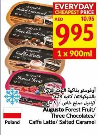 Viva Augusto forest fruit/ three chocolates/ caffe latte/salted caramel 1x900ML offer