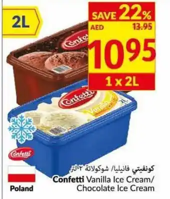 Viva Confetti vanilla ice cream/chocolate ice cream 1x2L offer