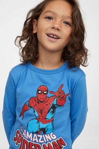 H&M 3-pack printed jersey tops offer