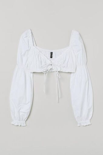 H&M Cotton cropped top offer