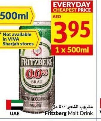 Viva Fritzberg Malt Drink offer