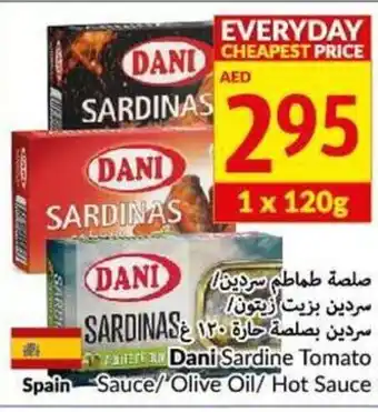 Viva Dani Sardine Tomato Sauce/Olive Oil/Hot Sauce 120g offer