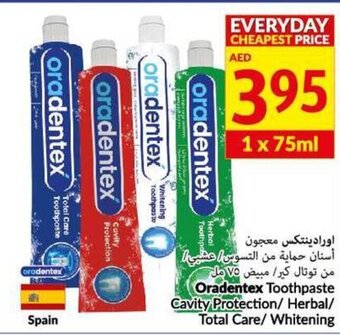 Viva Oradentex Toothpaste Cavity Protection/Herbal/Total Care/Whitening offer