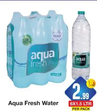 Day To Day Aqua Fresh Water 6x1.5 Ltr Per Pack offer