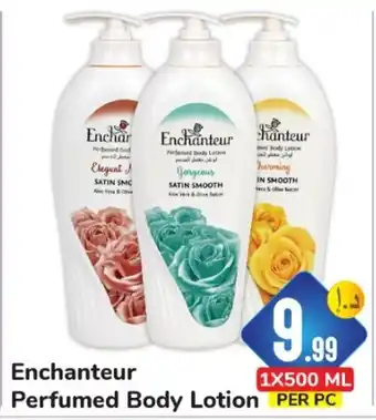 Day To Day Enchanteur Perfumed Body Lotion 1x500 ml Per Pc offer