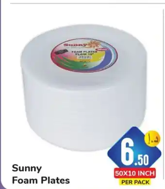 Day To Day Sunny Foam Plates 50x10 inch Per Pack offer