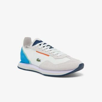 Lacoste Men's match break textile sneakers offer