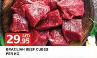 Safeer Market Brazilian Beef Cubes per kg offer