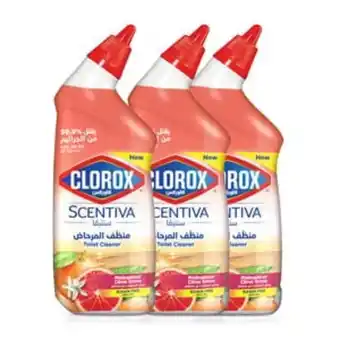 Lulu Hypermarket Clorox toilet cleaner scentiva madagascar citrus grove 3 x 709ml offer