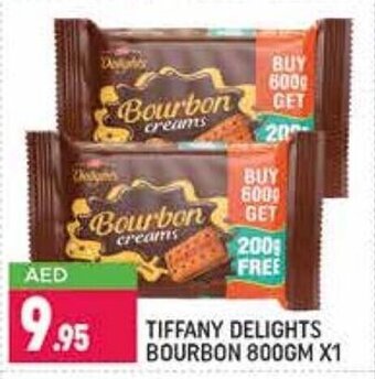 Shaklan Tiffany delights bourbon 800gm x1 offer