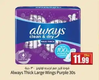 Istanbul Supermarket Always Thick Large Wings Purple 30s offer
