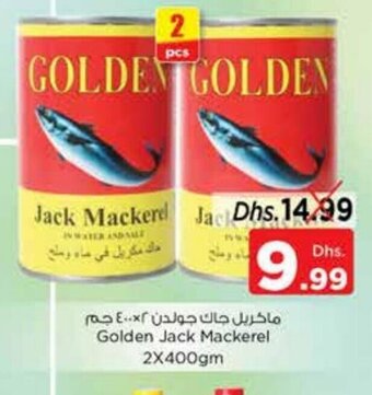 Nesto Golden Jack Mackerel 2x400gm offer