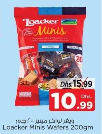 Nesto Loacker Minis Wafers 200gm offer