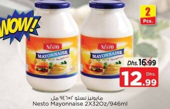 Nesto Nesto Mayonnaise 2x320z/946ml offer