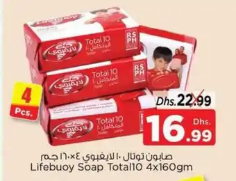 Nesto Lifebuoy Soap Total10 4x160gm offer