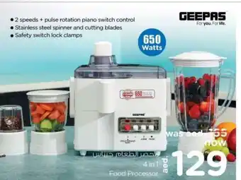 Nesto Geepas Food Processor 4 in 1 offer