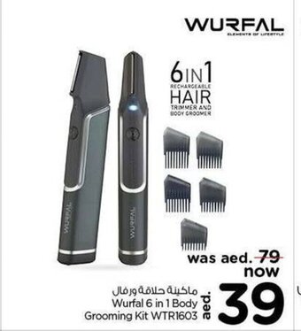 Nesto Wurfal 6 in 1 Body Grooming Kit WTR1603 offer