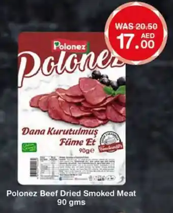 Choithrams Polonez Beef Dried Smoked Meat 30gms offer