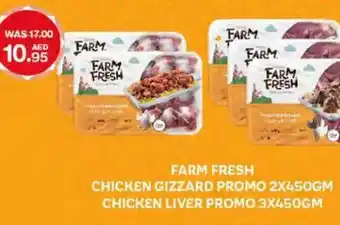 Choithrams Farm Fresh Chicken Gizzard Promo 2x450gm offer