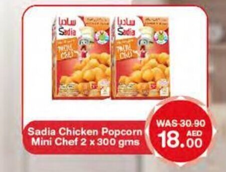 Choithrams Sadia Chicken Popcorn Mini Chef 2x300gms offer