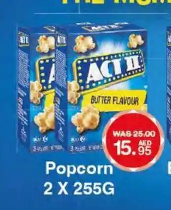 Choithrams Act II Popcorn Butter Flavor 2x255g offer