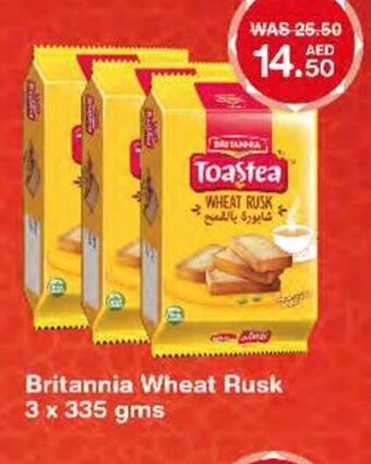 Choithrams Britannia Wheat Rusk 3x335gms offer