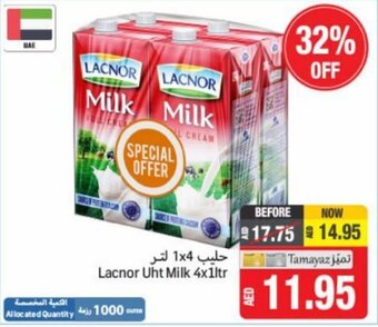 Union Coop Lacnor Uht Milk 4x1ltr offer