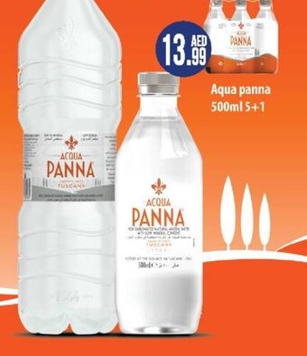 Almaya supermarket Aqua panna 500ml 5+1 offer